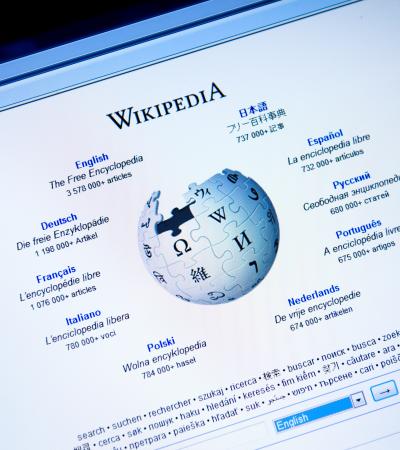 Wikipediaorg main page English version