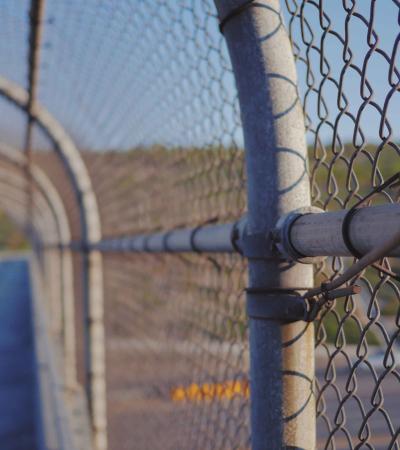 Chain link fence 