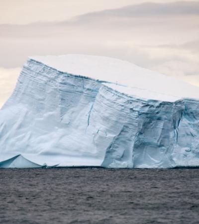 Photograph of an iceberg