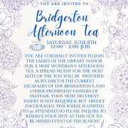 Bridgerton Afternoon Tea Invite