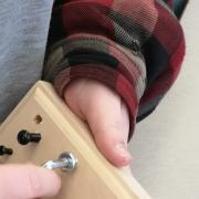 Screwing screws into wood