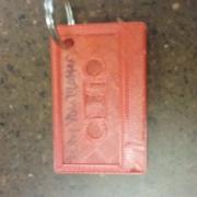 Cassette key chain made during the program 