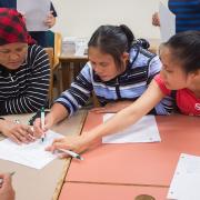 Nepali and Burmese-speaking patrons learn about financial literacy.