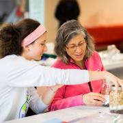 Participants learned how to make holiday gifts from what is readily available in their kitchens.