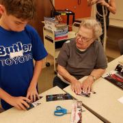 Inter-generational art making