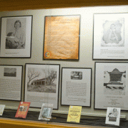 Cynthia Parker exhibit case display