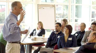 Rich Harwood talking to an audience