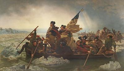 Emanuel Leutze (American: 1816–1868), Washington Crossing the Delaware, 1851, Oil on canvas; 149 x 255 in. (378.5 x 647.7 cm): The Metropolitan Museum of Art, Gift of John Stewart Kennedy, 1897 (97.34) (Photograph © 1992 The Metropolitan Museum of Art)