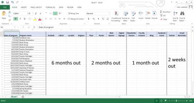 Screenshot of Microsoft Excel