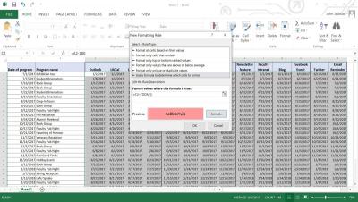 Screenshot of Microsoft Excel