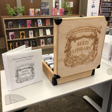 Photo of Cleveland Public Library's Seed Library box